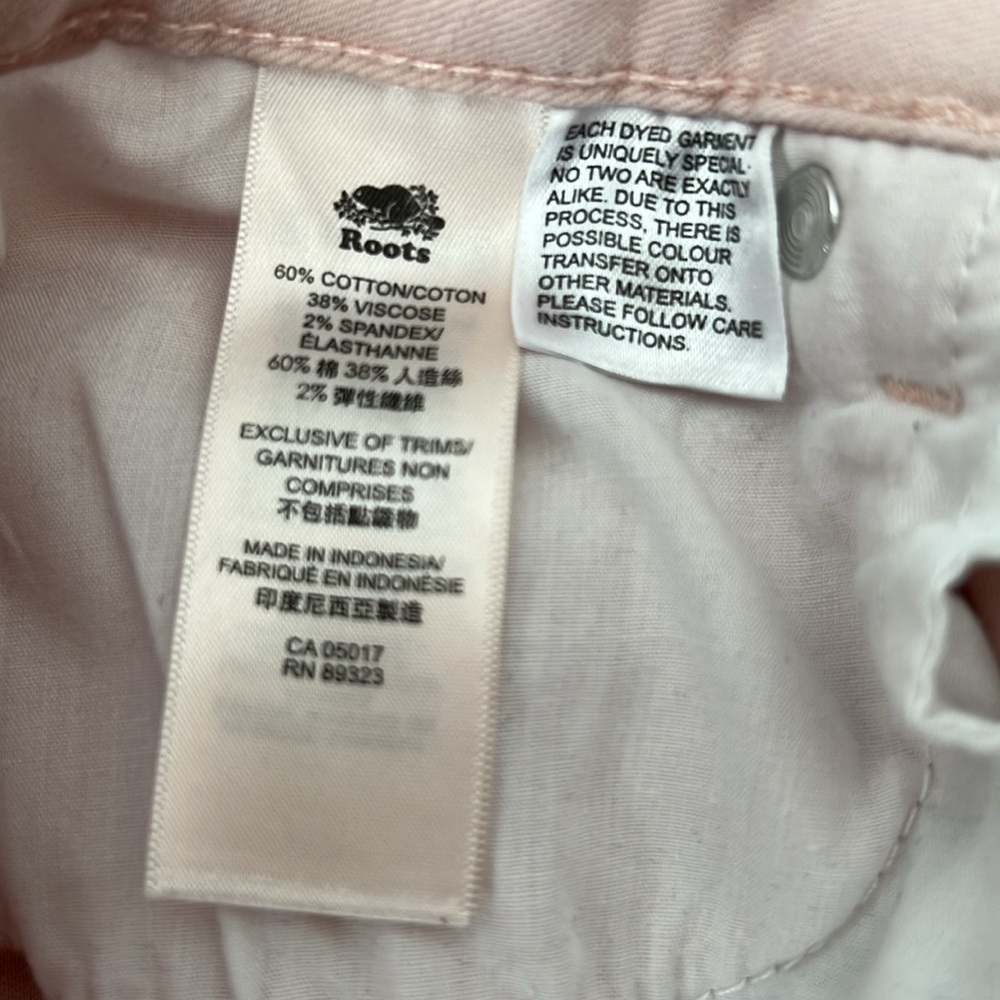 ROOTS | Women's Pink Jeans - Picture 7 of 7